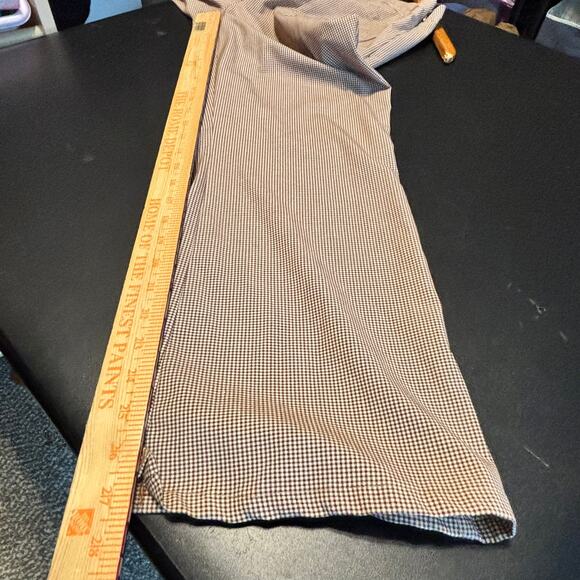 Altar’d State Brown Houndstooth Flare Dress Pants Lined Size L Women’s - Picture 7 of 10
